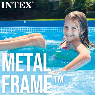 Piscina estructura metálica pvc gran capacidad