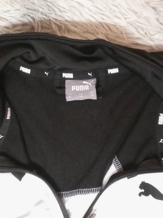Chaqueta Puma Negra y Blanca