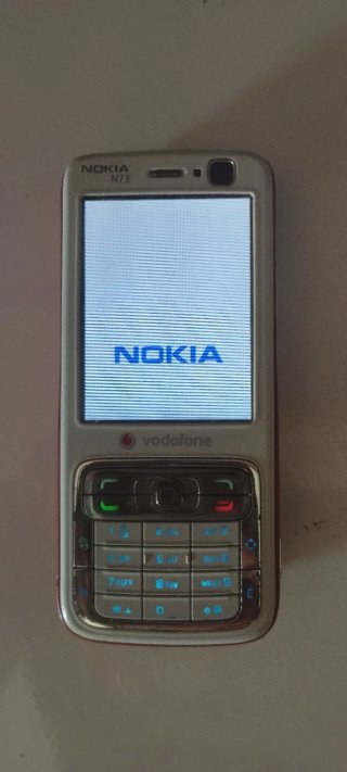 Móvil Nokia N73 Vodafone Plata/Rojo
