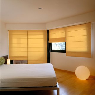 Estor plegable marfil 90x250 cm VIEWTEX