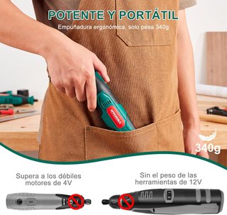 HYCHIKA herramienta rotativa inalámbrica 8V 145