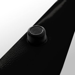 Cabecero acolchado tapizado polipiel negro