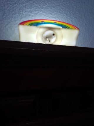 Lámpara Arcoíris para dormir con una luz cálida