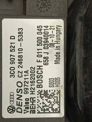 MOTOR CALEFACCION VOLKSWAGEN PASSAT BERLINA (3C2)