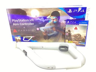 mando ps4 sony playstation vr aim controller + farpoint