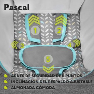 LIONELO mecedora bebé vibraciones melodías