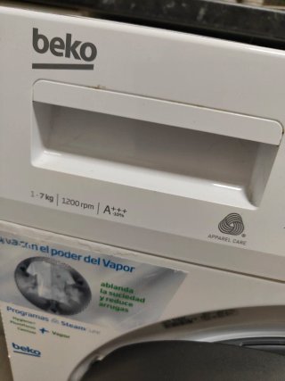 Lavadora Beko 7kg 1200rpm SteamCure