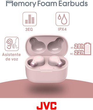 JVC auriculares inalámbricos bluetooth batería