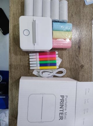 Impresora Mini Portátil Blanca