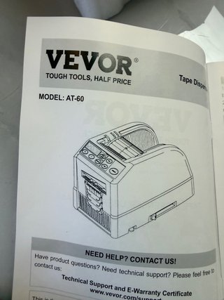Dispensador Automático de Cinta VEVOR AT-40