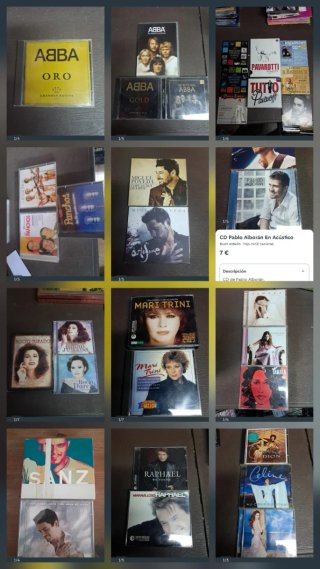 Lote CDs Música Internacional y Nacional