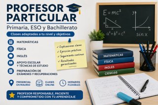 Profesor Particular: Matemáticas, Física y más!!!