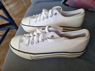 Zapatillas blancas plataforma