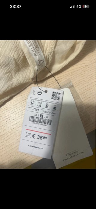 Vestido boho Pull&Bear talla m