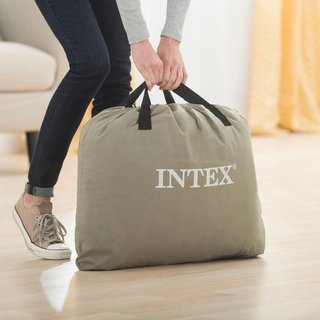 Intex colchón hinchable individual con bomba USB