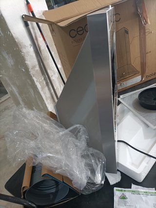 - Cecotec campana cocina inox succión potente