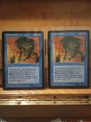 2x Magic The Gathering Force of Will