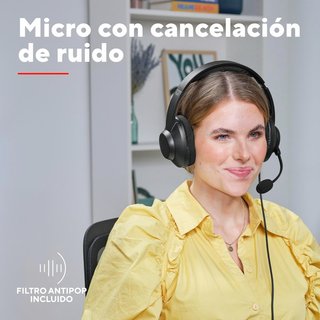 Trust Ayda MAX auriculares USB cancelación ruido