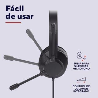 Trust Ayda MAX auriculares USB cancelación ruido