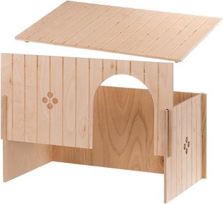 Feplast casita madera ventilación refugio cómoda