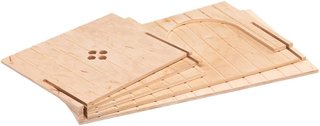Feplast casita madera ventilación refugio cómoda