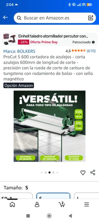 Cortadora de azulejos Bolkers ProCut S 600