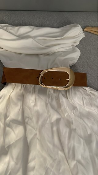Vestido blanco Zara Talla M