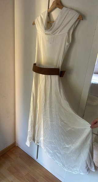 Vestido blanco Zara Talla M