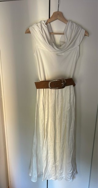 Vestido blanco Zara Talla M