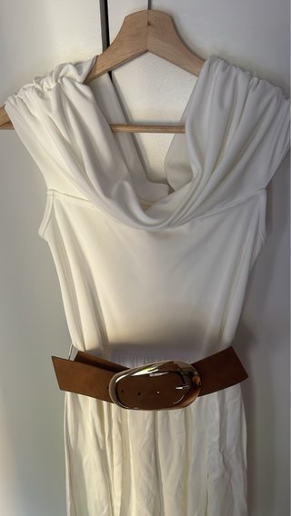 Vestido blanco Zara Talla M