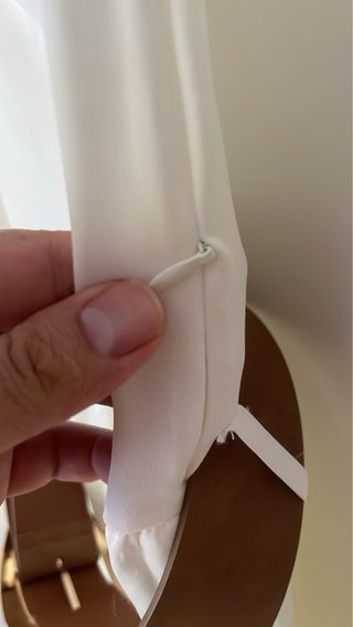 Vestido blanco Zara Talla M