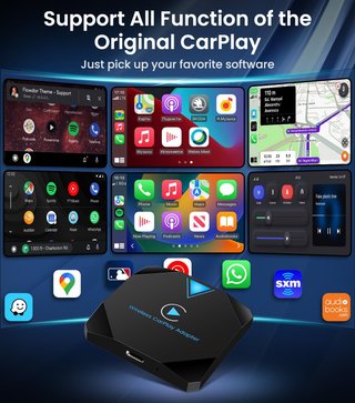 Adaptador inalámbrico CarPlay para iPhone USB-C