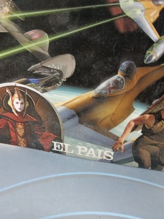 Coleccionismo, IMÁGENES, laminas, cine , set de laminas star wars, episodio I, el pais