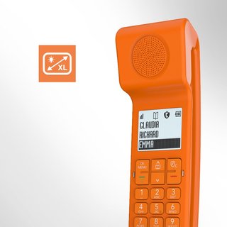 Alcatel teléfono inalámbrico vintage gran pantalla