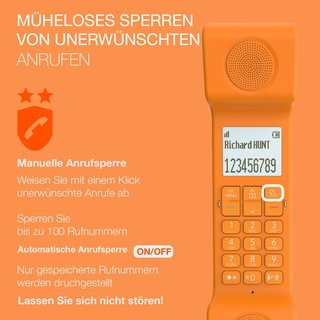 Alcatel teléfono inalámbrico vintage gran pantalla