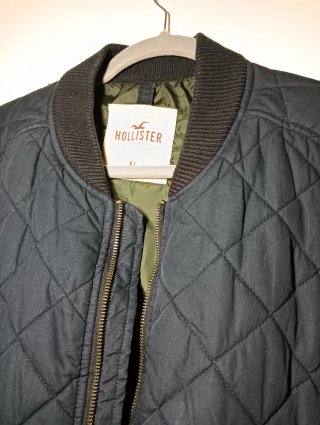 Chaqueta Bomber Hollister Azul Marino XL