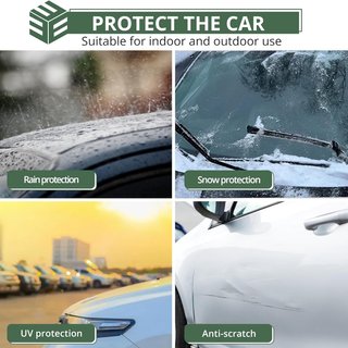 EYPINS funda impermeable coche aislamiento térmico