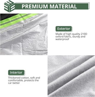 EYPINS funda impermeable coche aislamiento térmico