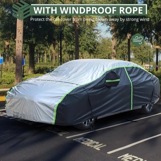 EYPINS funda impermeable coche aislamiento térmico