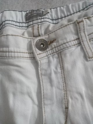 Pantalón corto blanco niño CNDH Jeans