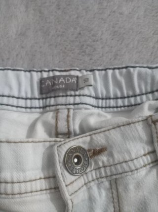 Pantalón corto blanco niño CNDH Jeans