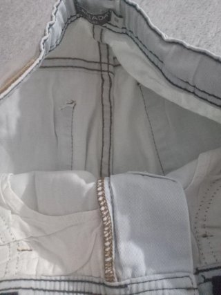 Pantalón corto blanco niño CNDH Jeans
