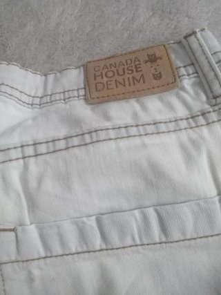 Pantalón corto blanco niño CNDH Jeans