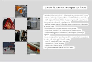 Remolque Náutico 2500kg(!) barco/velero/motos, 8,5