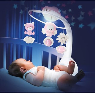 Infantino móvil proyector luz nocturna bebé
