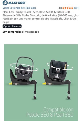 Base Isofix Maxi-Cosi FamilyFix 360 a estrenar