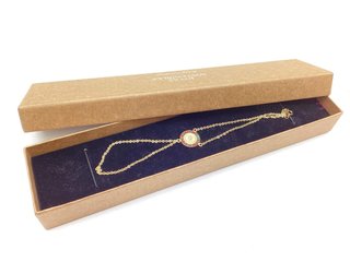 manita oro 18k con piedra con circonita
