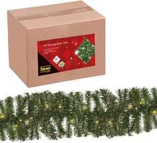 Idena guirnalda abetos LED cálido Navidad
