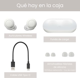 Sony auriculares cómodos sonido batería bluetooth