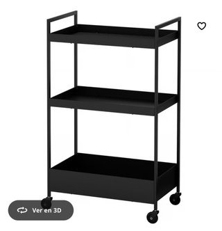 Carrito Auxiliar Ikea Negro